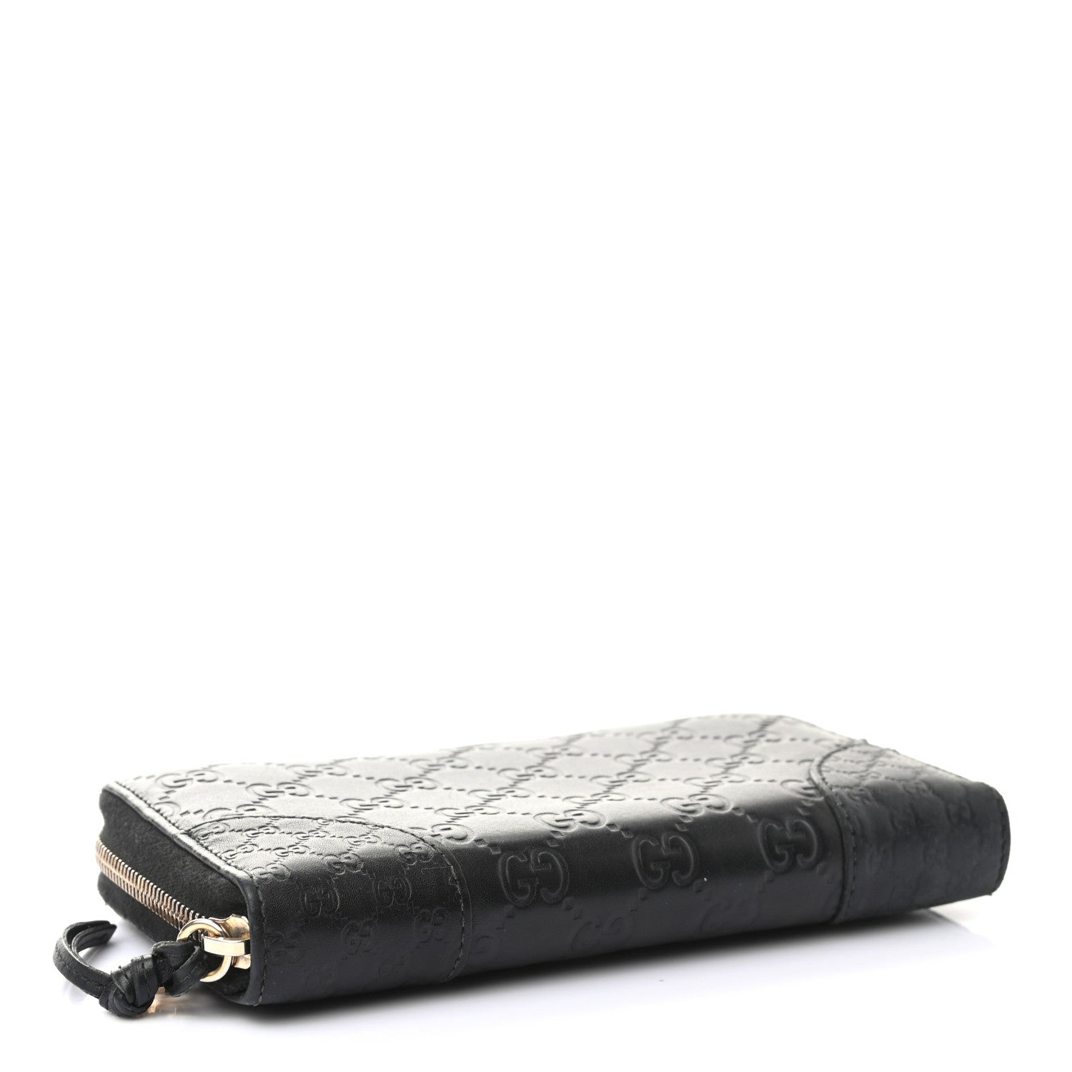 Gucci Guccissima Signature Microguccissima Bree Zip Around Wallet Black 4 of 8