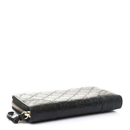 Gucci Guccissima Signature Microguccissima Bree Zip Around Wallet Black 4 of 8