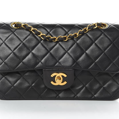 Chanel Lambskin Quilted Small Double Flap Black 9 of 15