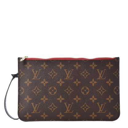 Louis Vuitton Monogram Neverfull MM GM Pochette Cherry 1 of 8