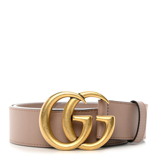Calfskin Double G 40mm Belt 90 36 Porcelain Rose