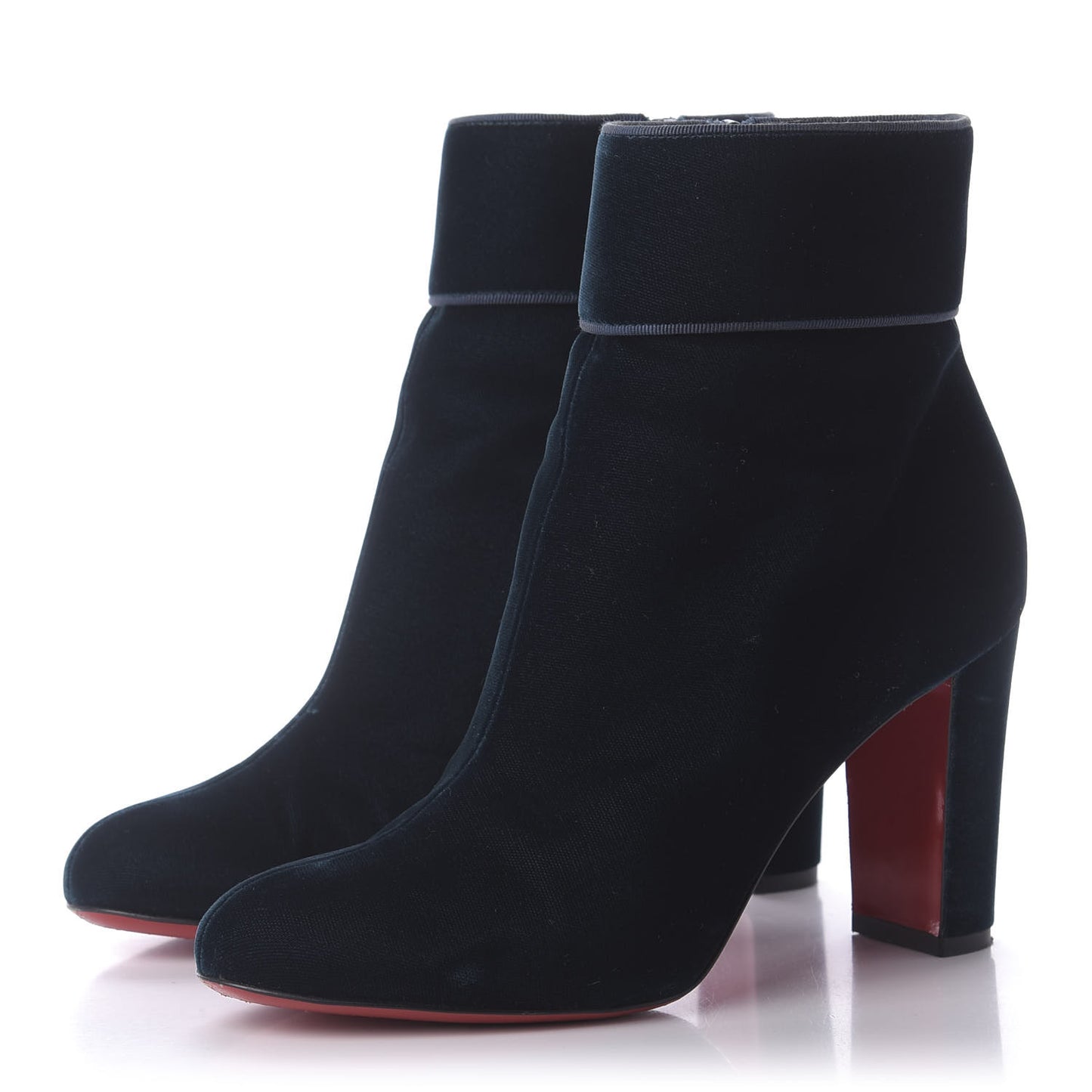 Veau Velours Moulamax 85 Booties 38.5 Petrol
