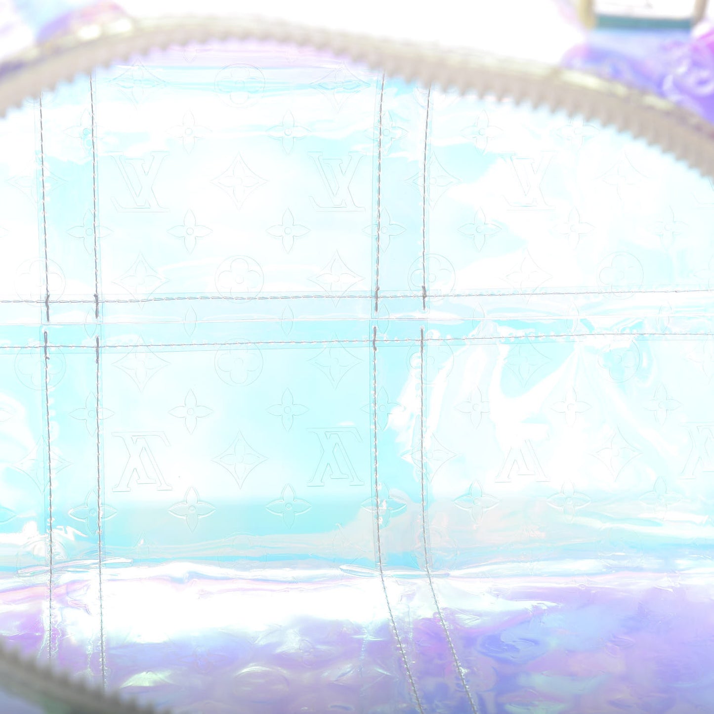 PVC Monogram Keepall Bandouliere 50 Iridescent Prism