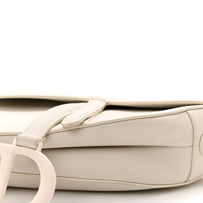 Christian Dior Ultra Matte Calfskin Saddle Bag Off White 9 of 9