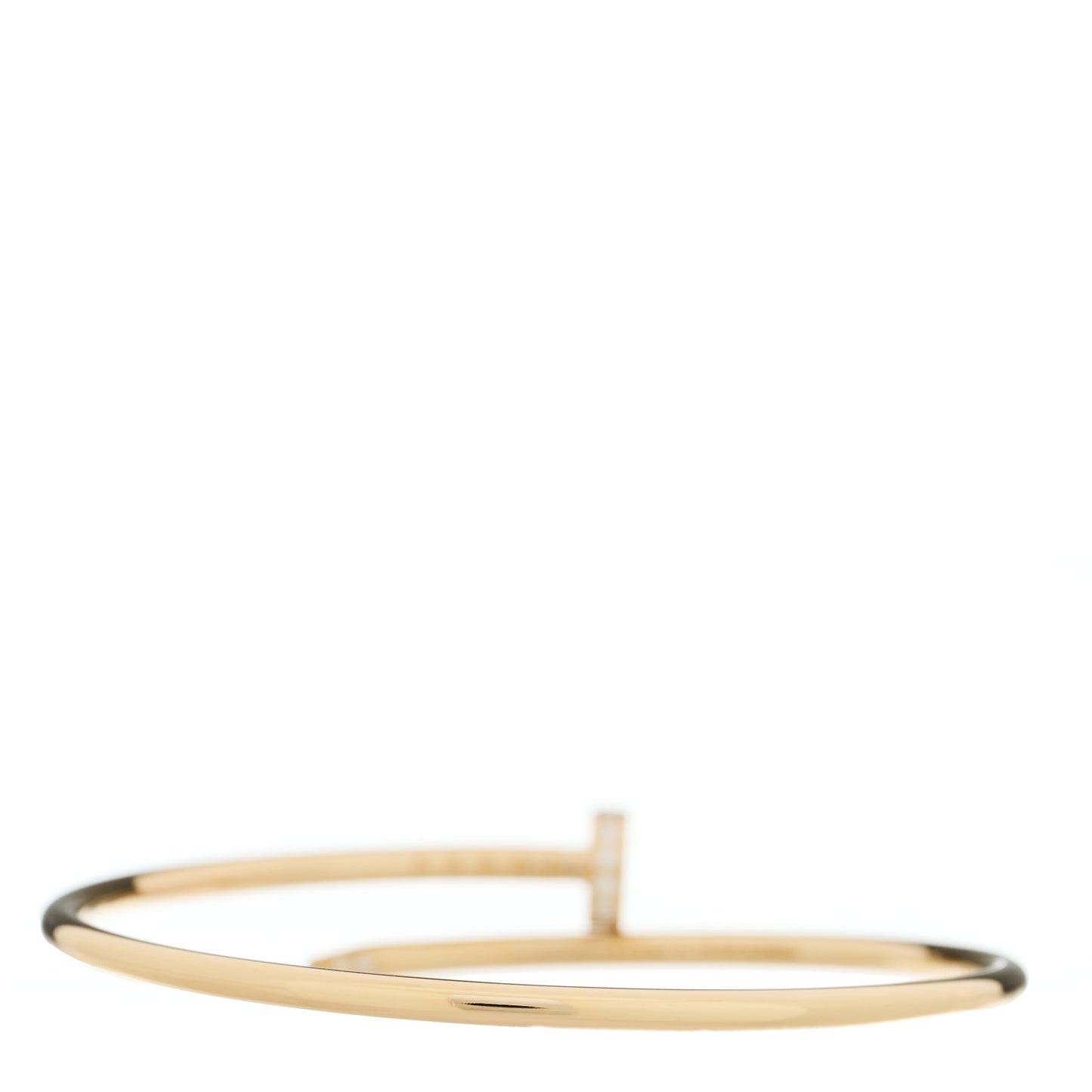 18K Yellow Gold Diamond Small Juste Un Clou Bracelet 15