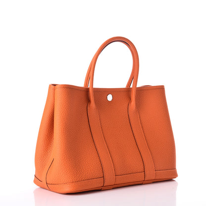 Hermes Negonda Garden Party TPM 30 Orange 3 of 7