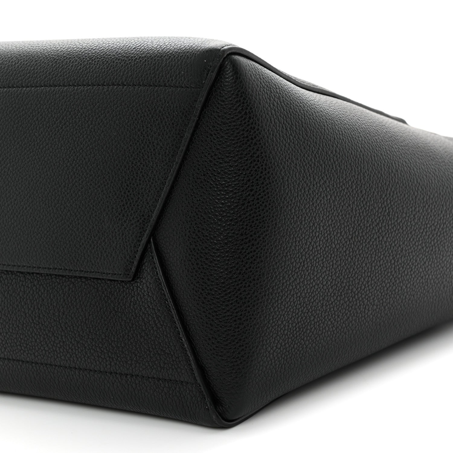 Celine Soft Grained Calfskin Sangle Bucket Bag Black 10 of 11
