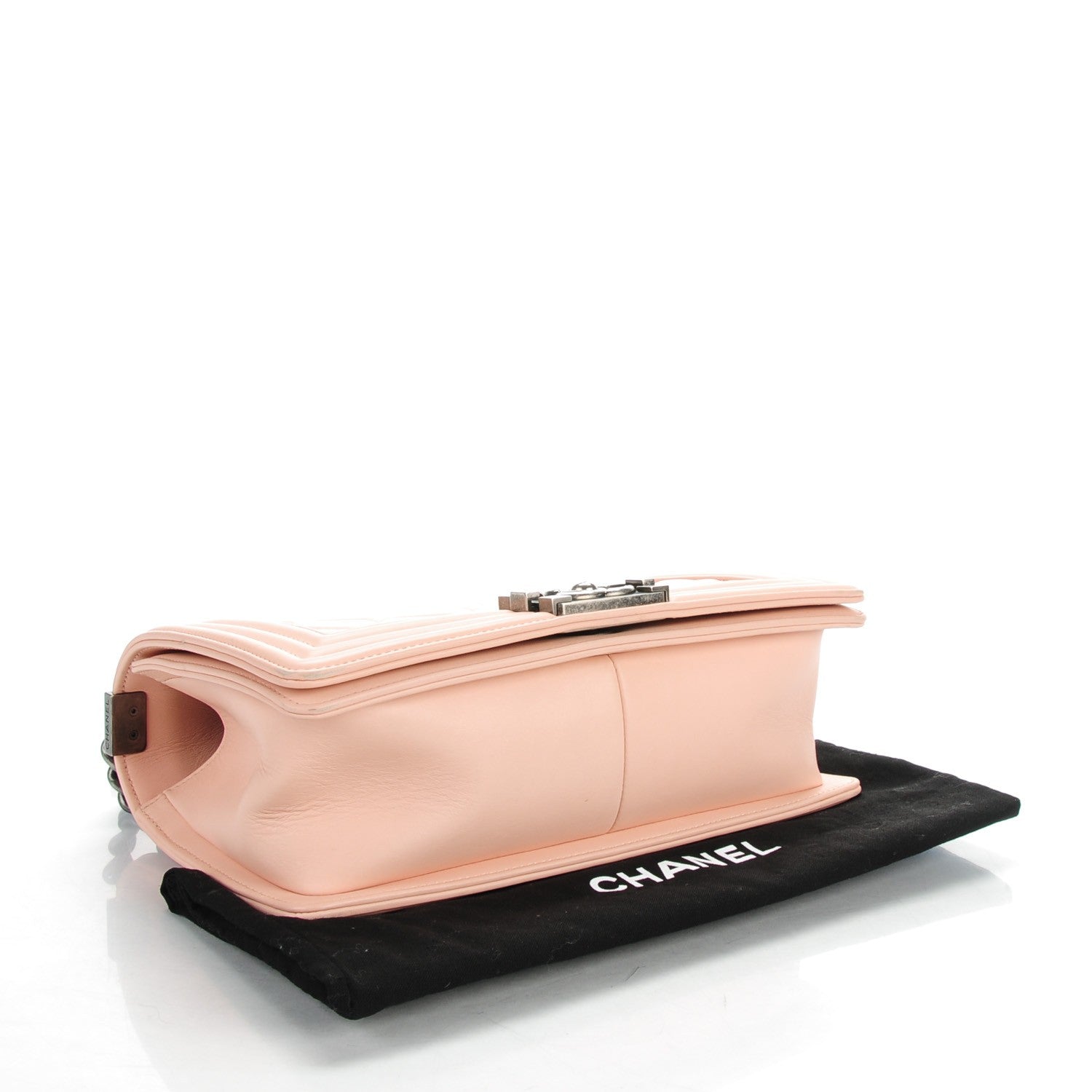 Chanel Lambskin Quilted Medium Boy Flap Light Pink 4 of 8