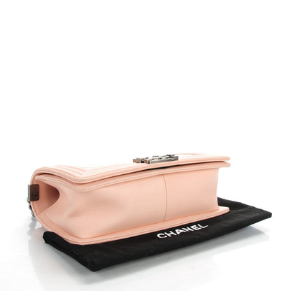 Chanel Lambskin Quilted Medium Boy Flap Light Pink 4 of 8