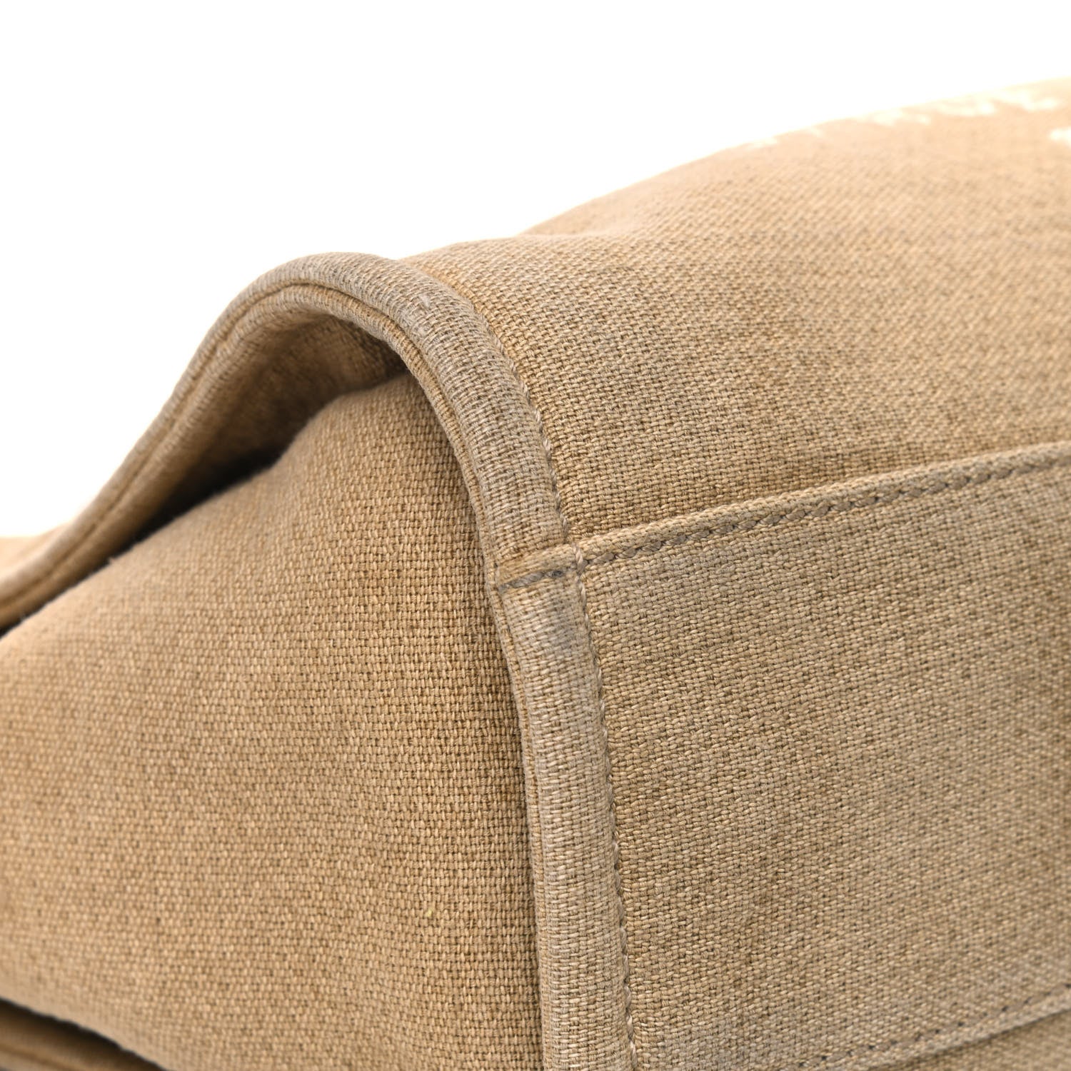 Chanel Canvas Small Deauville Tote Beige Black 6 of 11