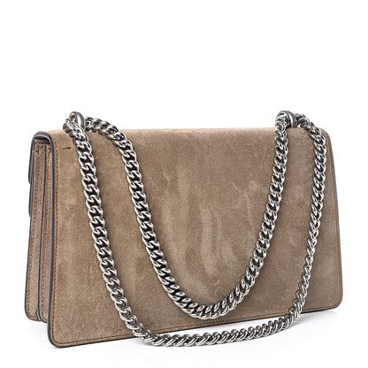 Gucci Suede Small Dionysus Shoulder Bag Taupe 3 of 9