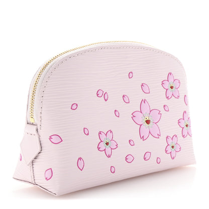 Louis Vuitton LV X TM Epi Cherry Blossom Cosmetic Pouch Pink 3 of 6