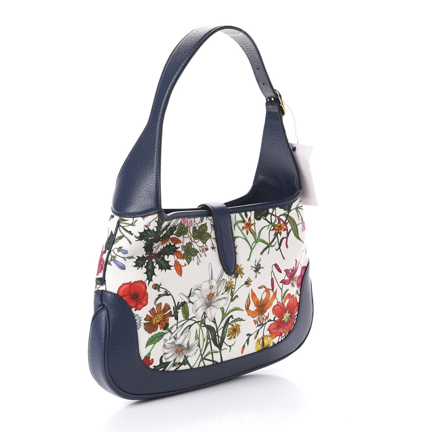 Canvas Flora Medium Jackie Hobo Blue Agata