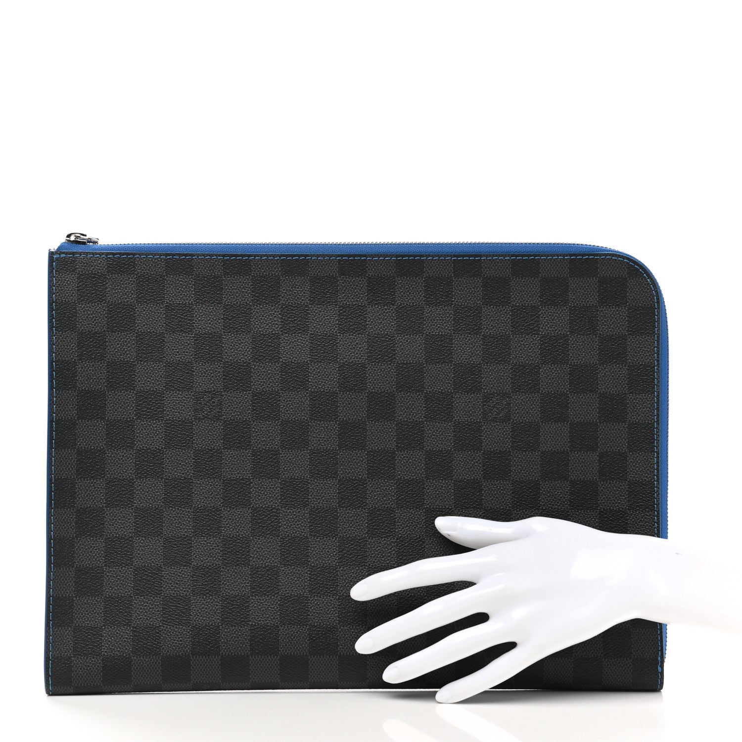 Louis Vuitton Damier Graphite Pochette Jour GM Bleu 2 of 9