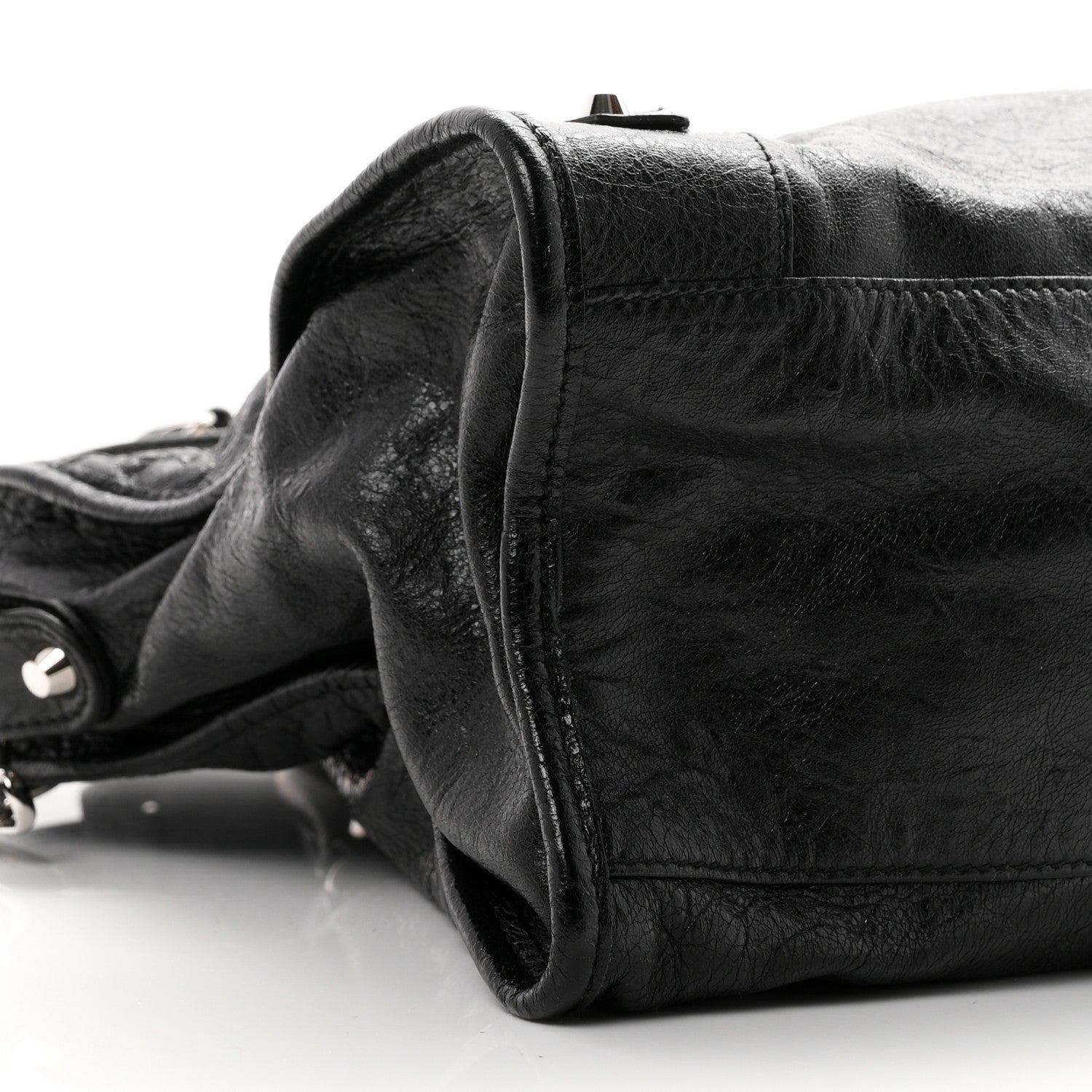 Balenciaga Agneau Classic Silver Hardware City Black 10 of 11