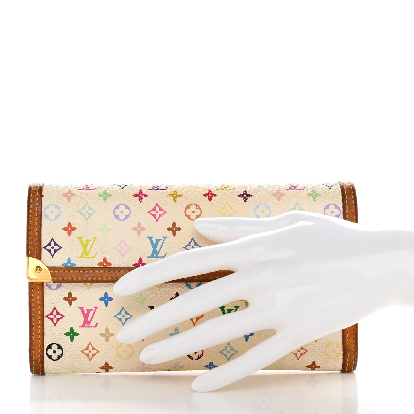 Monogram Multicolor Porte Tresor International Wallet White