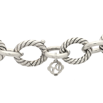David Yurman Sterling Silver 12mm Oval Link Necklace 3 of 3