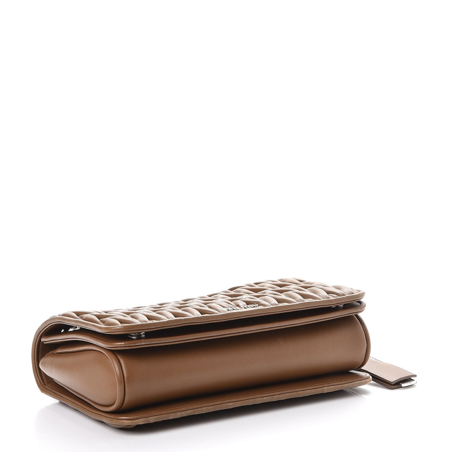 Nappa Matelasse Club Shoulder Bag Cannella