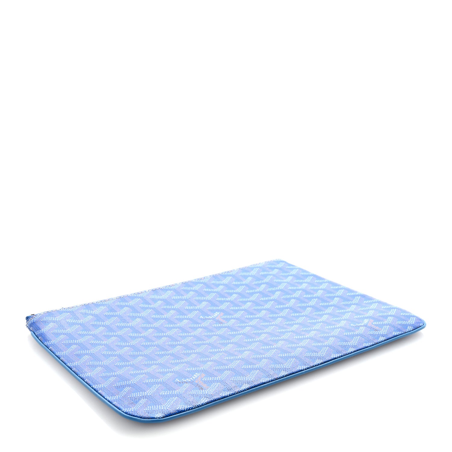 Goyard Goyardine Senat Pochette MM Sky Blue 4 of 7