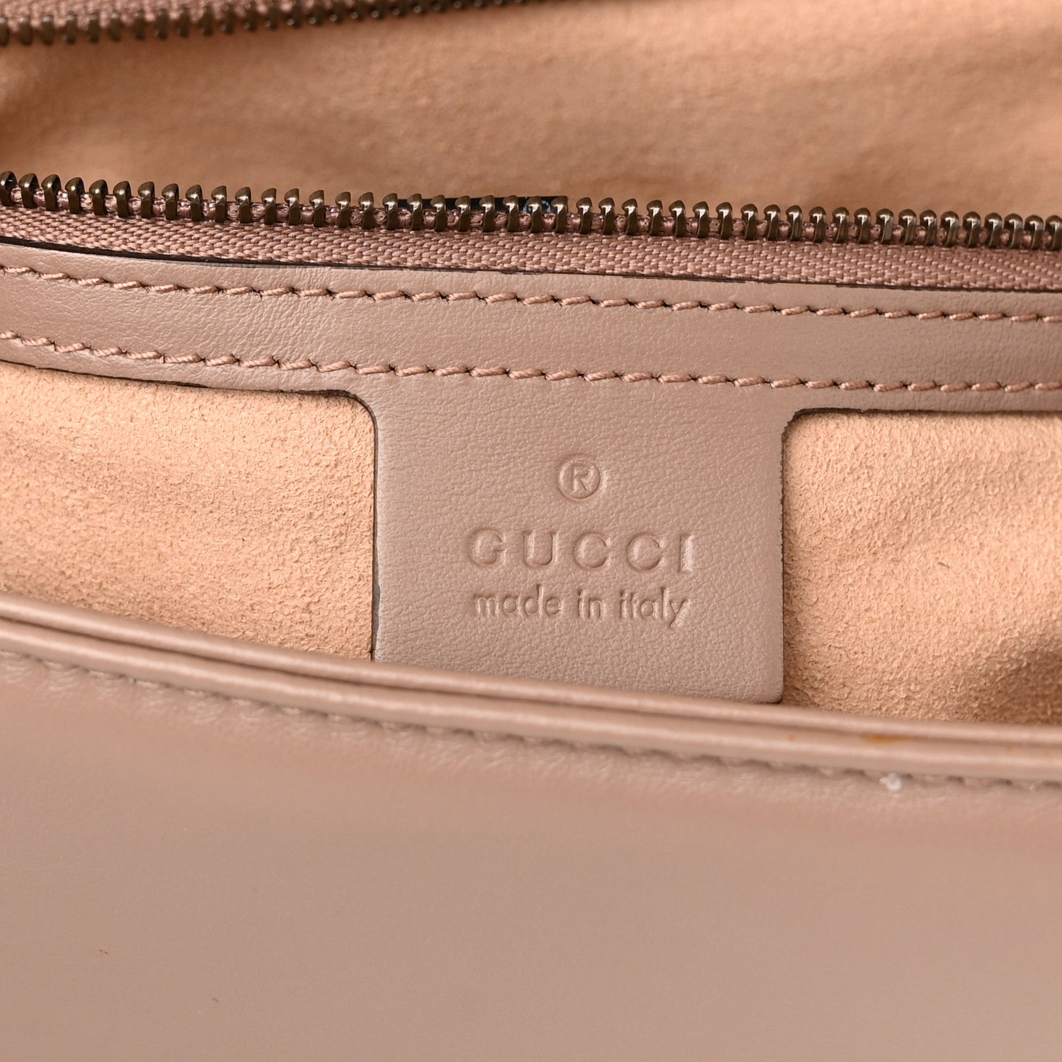 Gucci Calfskin Matelasse Medium GG Marmont Shoulder Bag Porcelain Rose 6 of 12