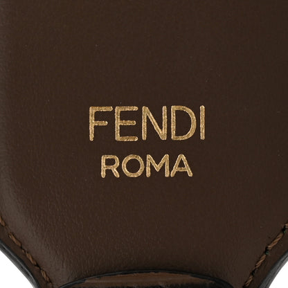 Fendi Vitello Century Bi-Color FF 1974 Embossed Strap You Maya Black 3 of 5