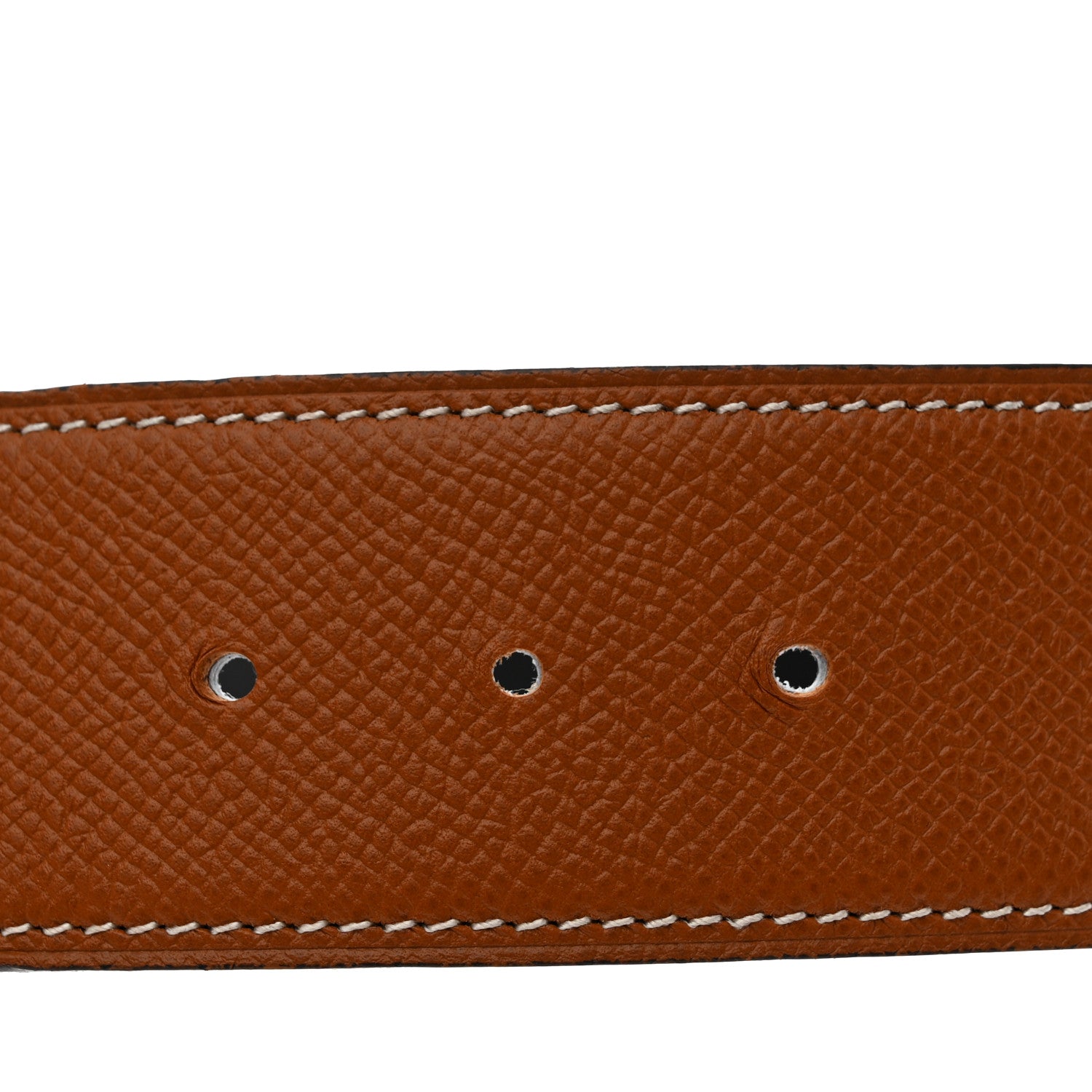 Hermes Box Epsom 32mm H Belt 95 38 Black Gold 8 of 10
