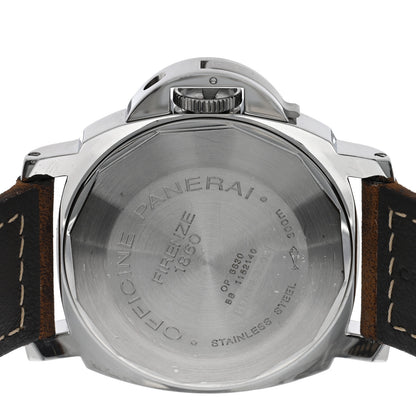 Panerai Stainless Steel Calfskin 43mm Luminor Marina Automatic Watch Black PAM00104 4 of 4