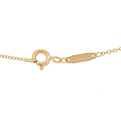 Tiffany 18K Yellow Gold Infinity Pendant Necklace 3 of 4