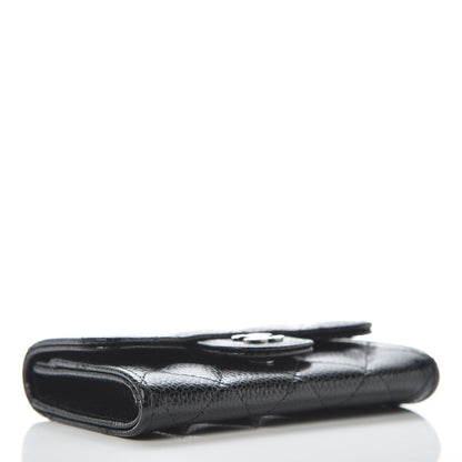 Chanel Caviar Quilted Flap Card Holder Black 4 of 8