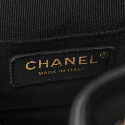 Chanel Lambskin Quilted Small Duma Drawstring Backpack Black 6 of 10