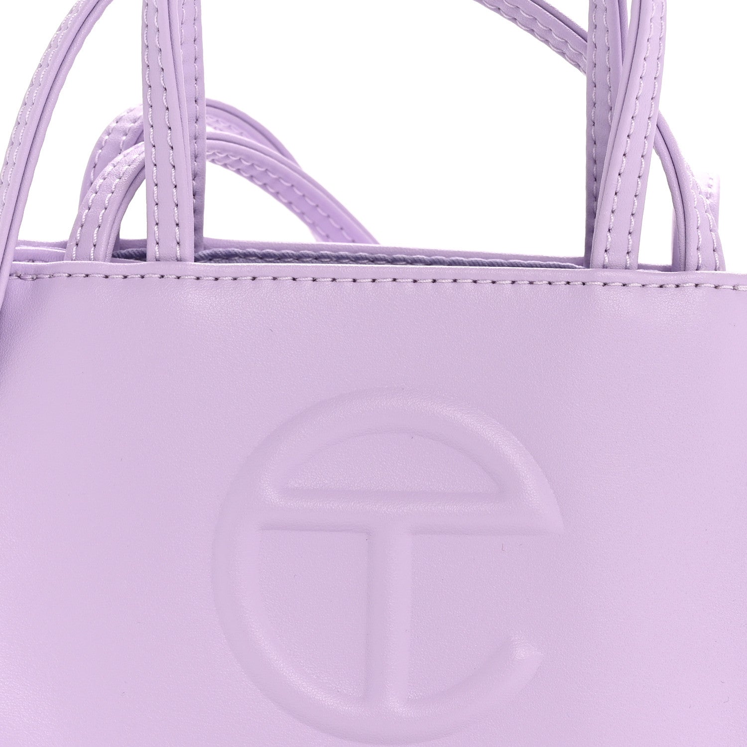 Telfar Vegan Leather Small Shopping Bag Lavender 8 of 10
