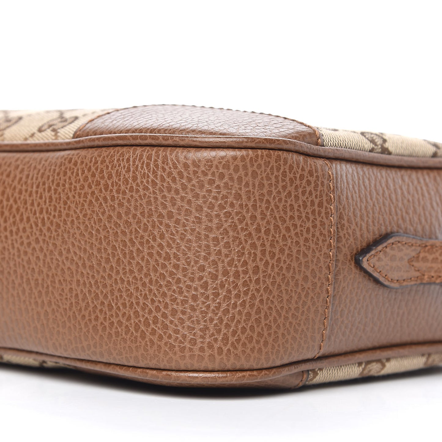 Monogram Mini Bree Messenger Bag Beige Tabacco