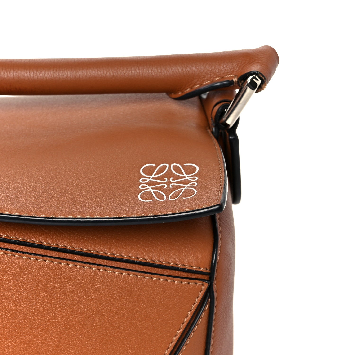 Loewe Calfskin Medium Puzzle Bag Tan 8 of 11