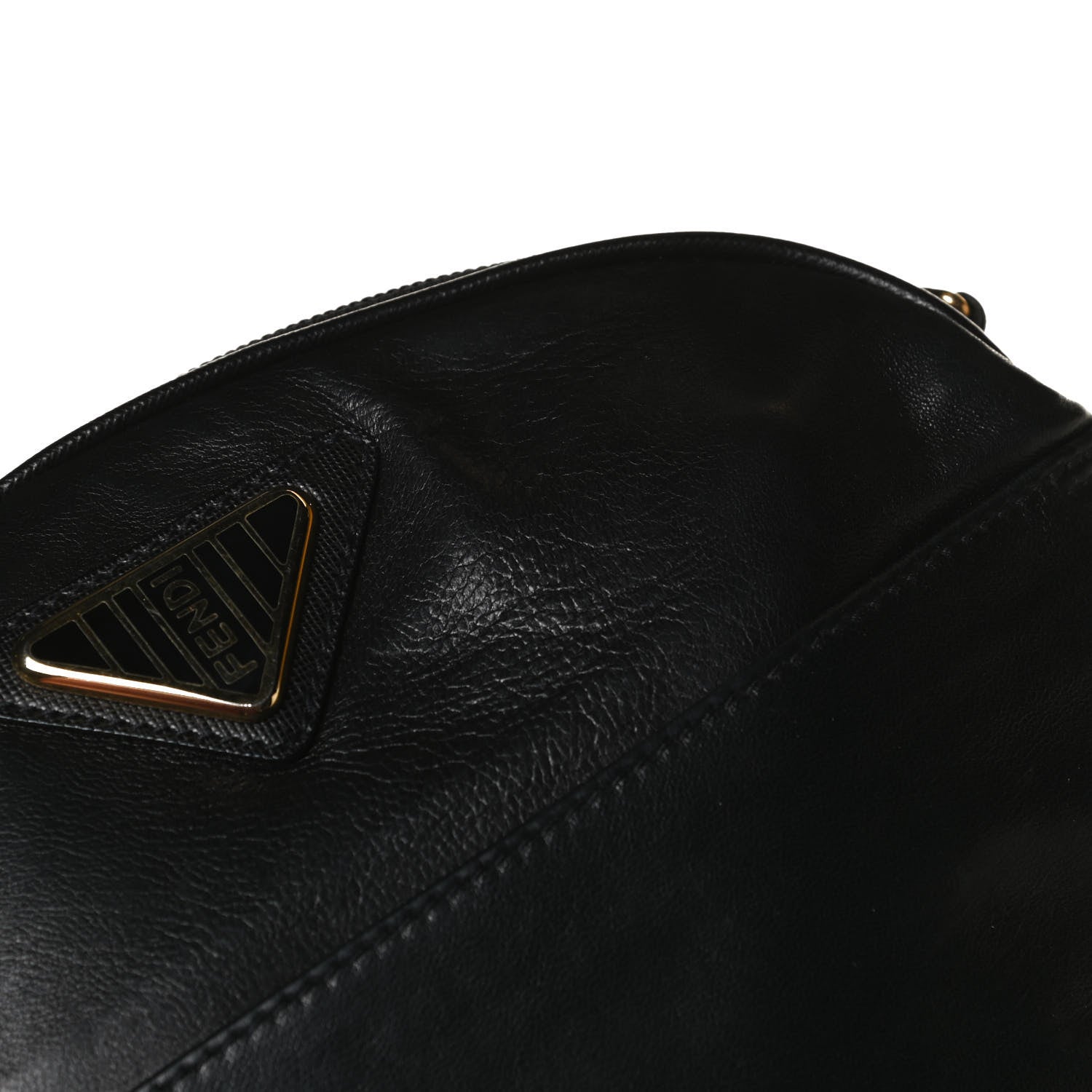 Fendi Calfskin Crossbody Bag Black 11 of 14