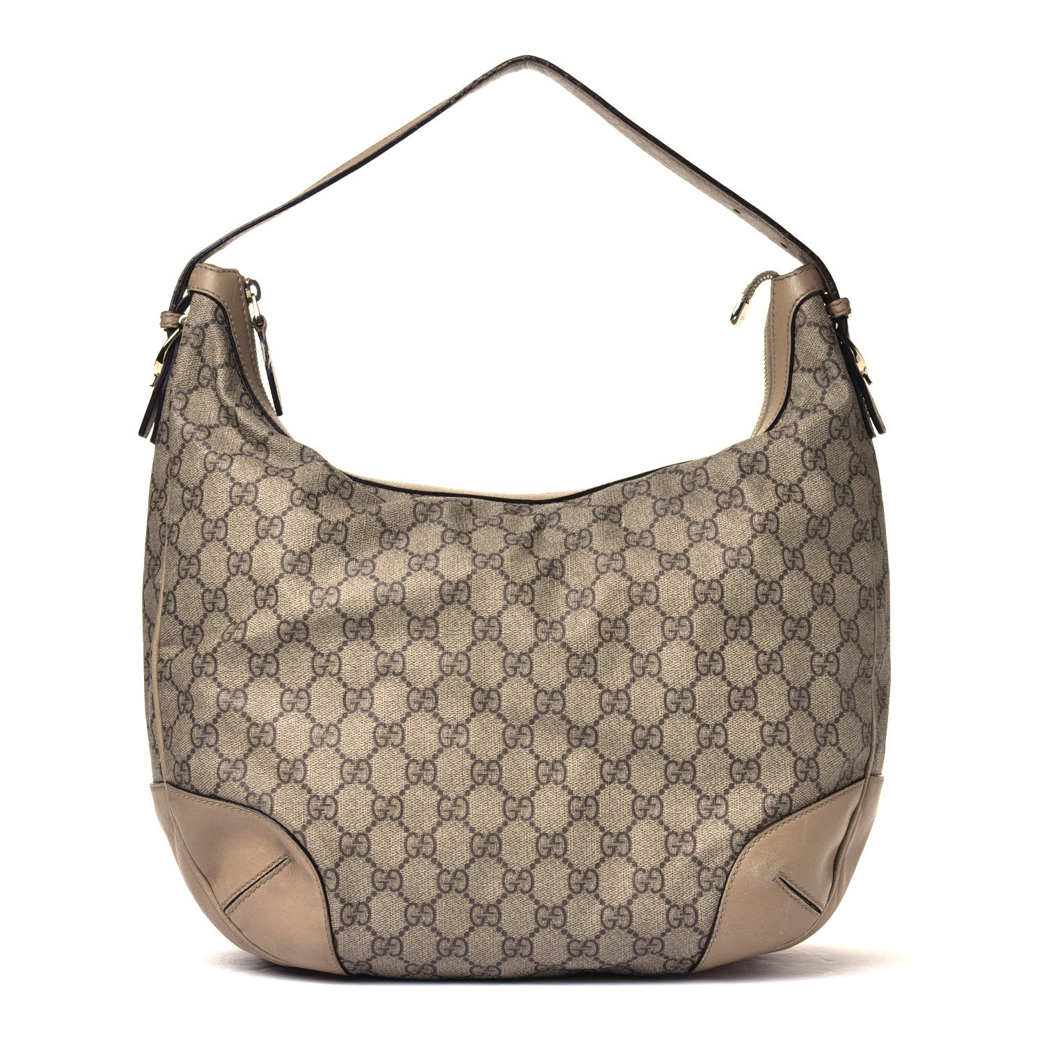 Gucci GG Supreme Monogram Medium Nice Hobo Beige 1 of 5