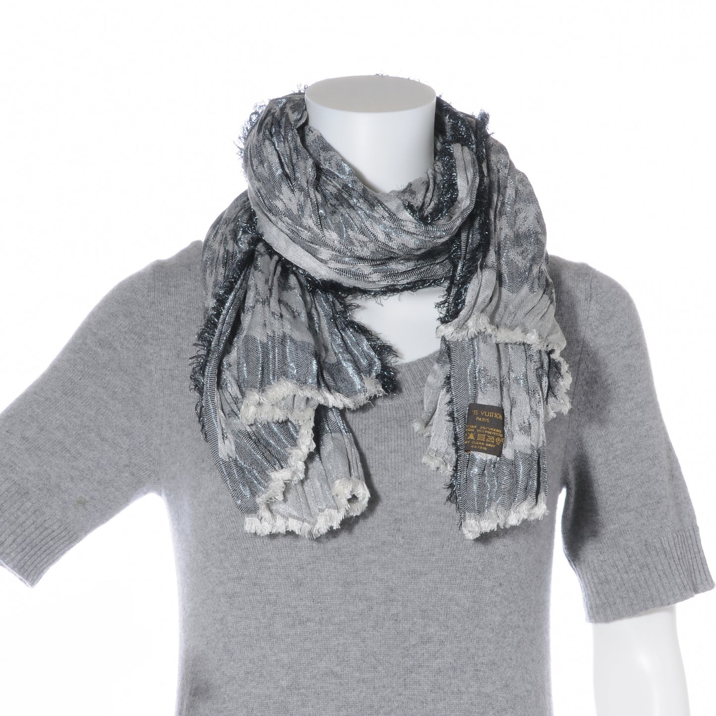 Monogram Ikat Stole