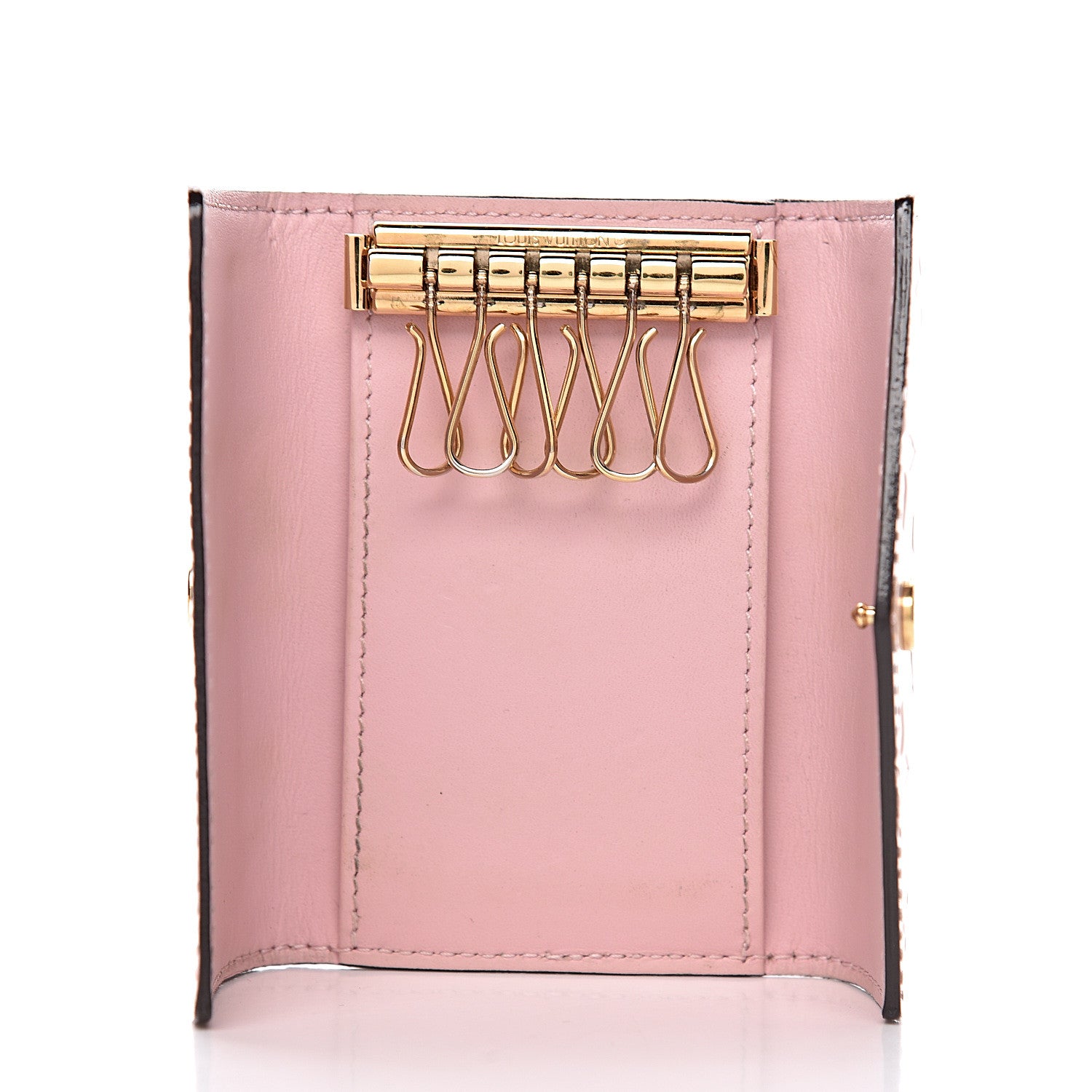Louis Vuitton Vernis Multicles 6 Key Holder Rose Ballerine 5 of 21