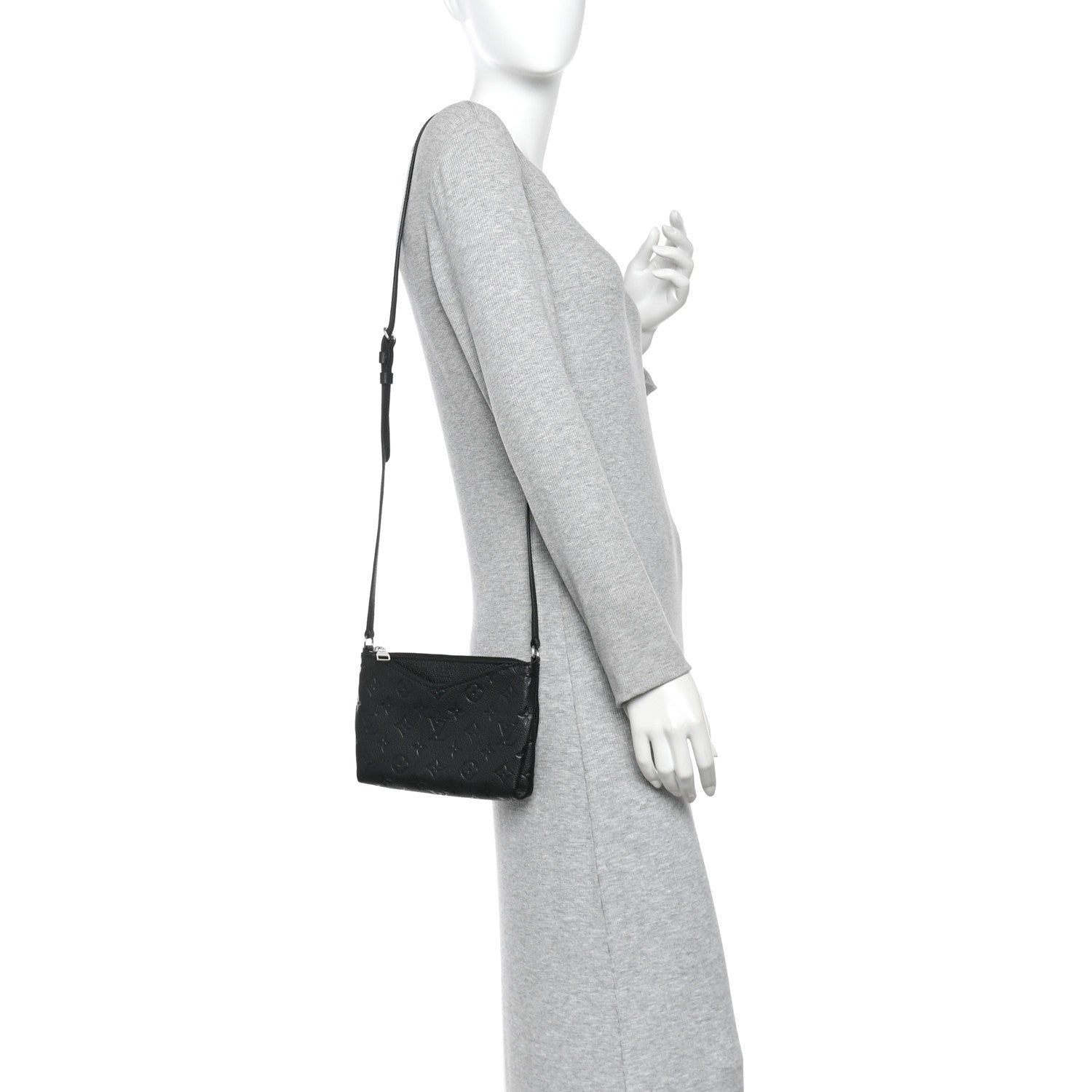 Louis Vuitton Empreinte Pallas Crossbody Black 2 of 13