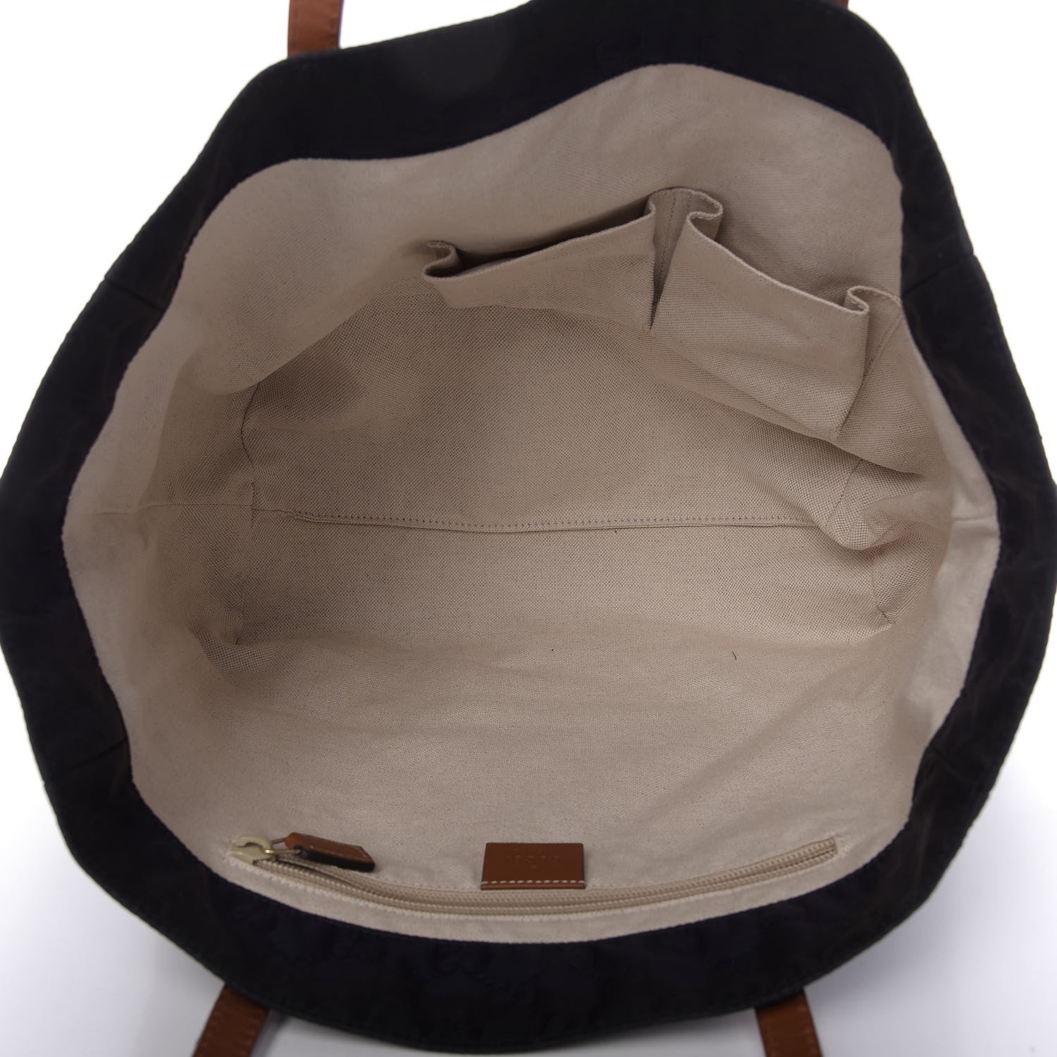 Gucci Nylon Guccissima Medium Tote Navy 5 of 12