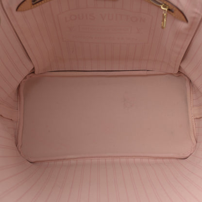 Louis Vuitton Damier Azur Neo Neverfull MM Rose Ballerine 8 of 25
