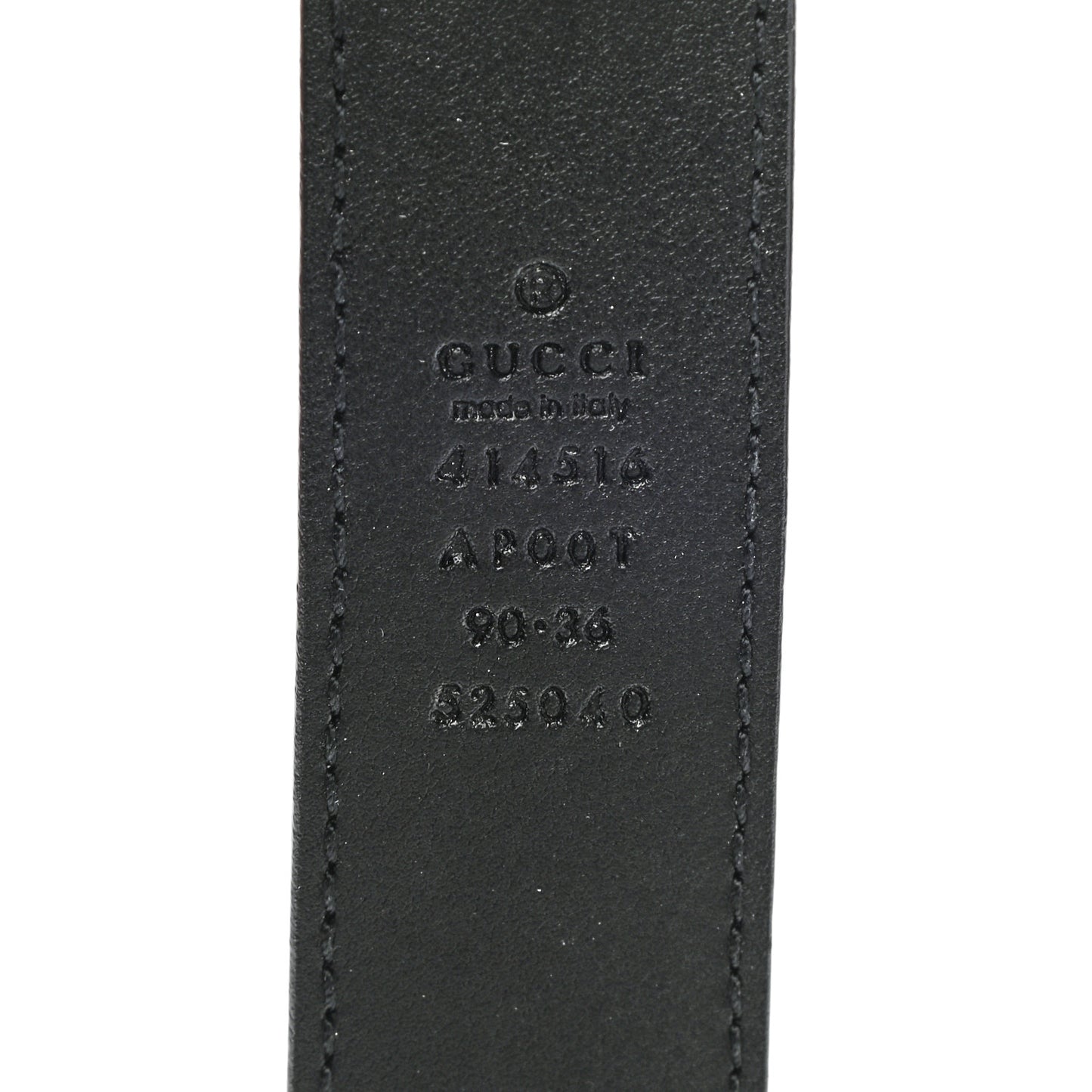 Calfskin Double G 30mm Belt 90 36 Black