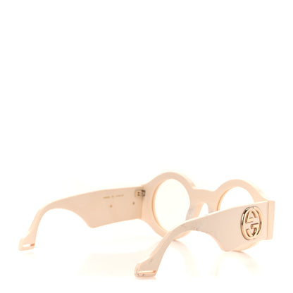 Gucci Acetate Round Sunglasses GG0629S Ivory 4 of 10