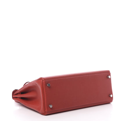 Hermes Epsom Kelly Retourne 32 Rouge Casaque 5 of 13