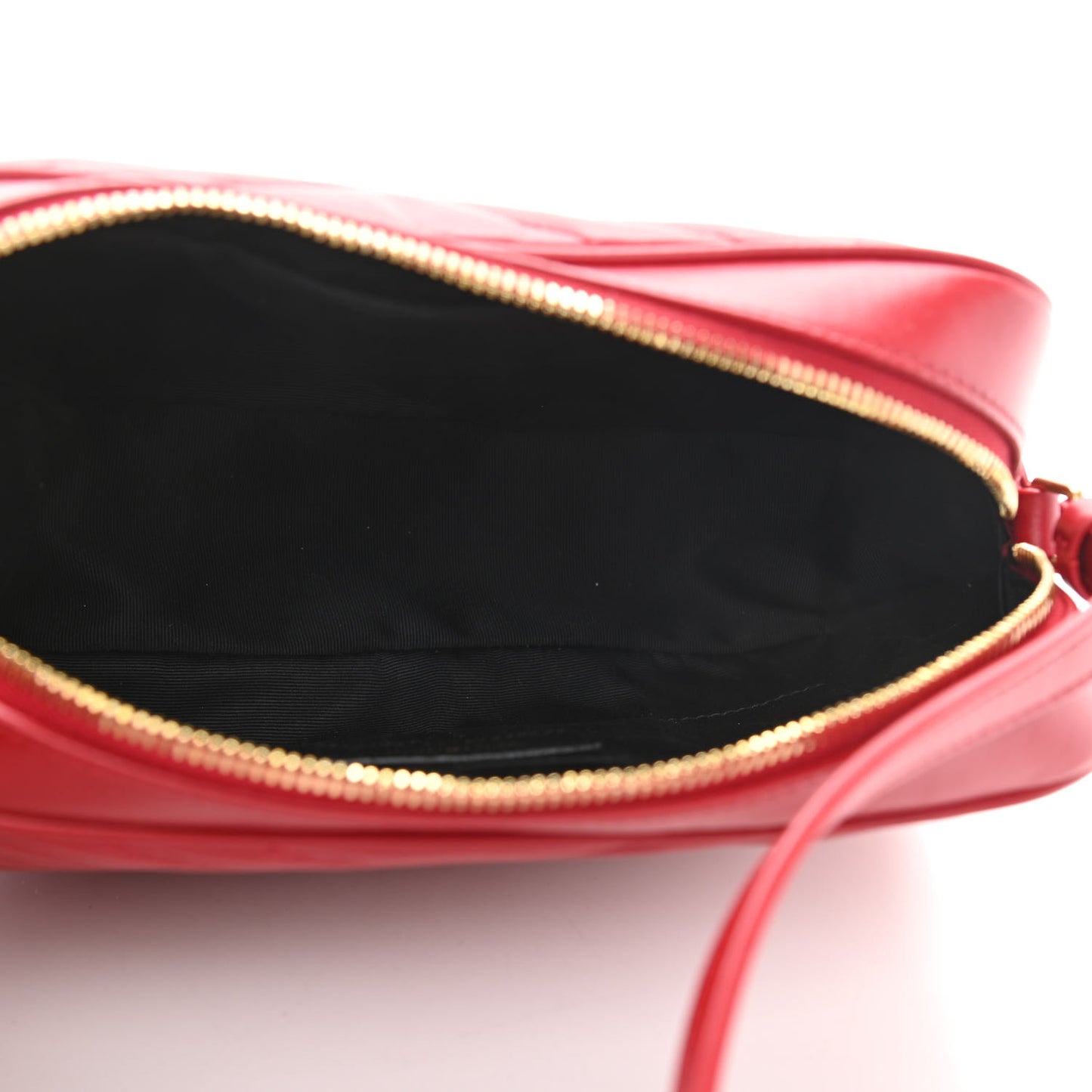 Calfskin Matelasse Monogram Lou Camera Bag Rouge Eros