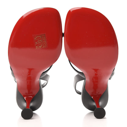 Christian Louboutin Kid Taralita 85 Thong Sandals 36 Black 5 of 8