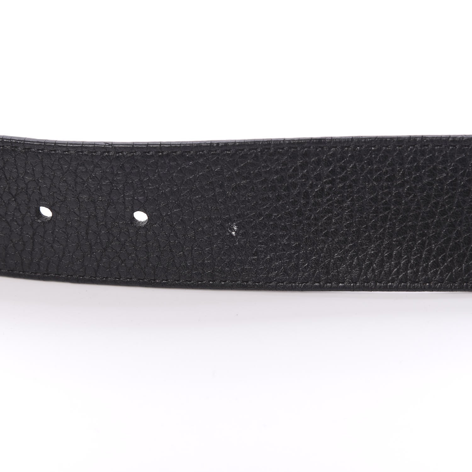 Louis Vuitton Taurillon Calfskin 30mm LV Initiales Reversible Belt 90 36 Black 6 of 10