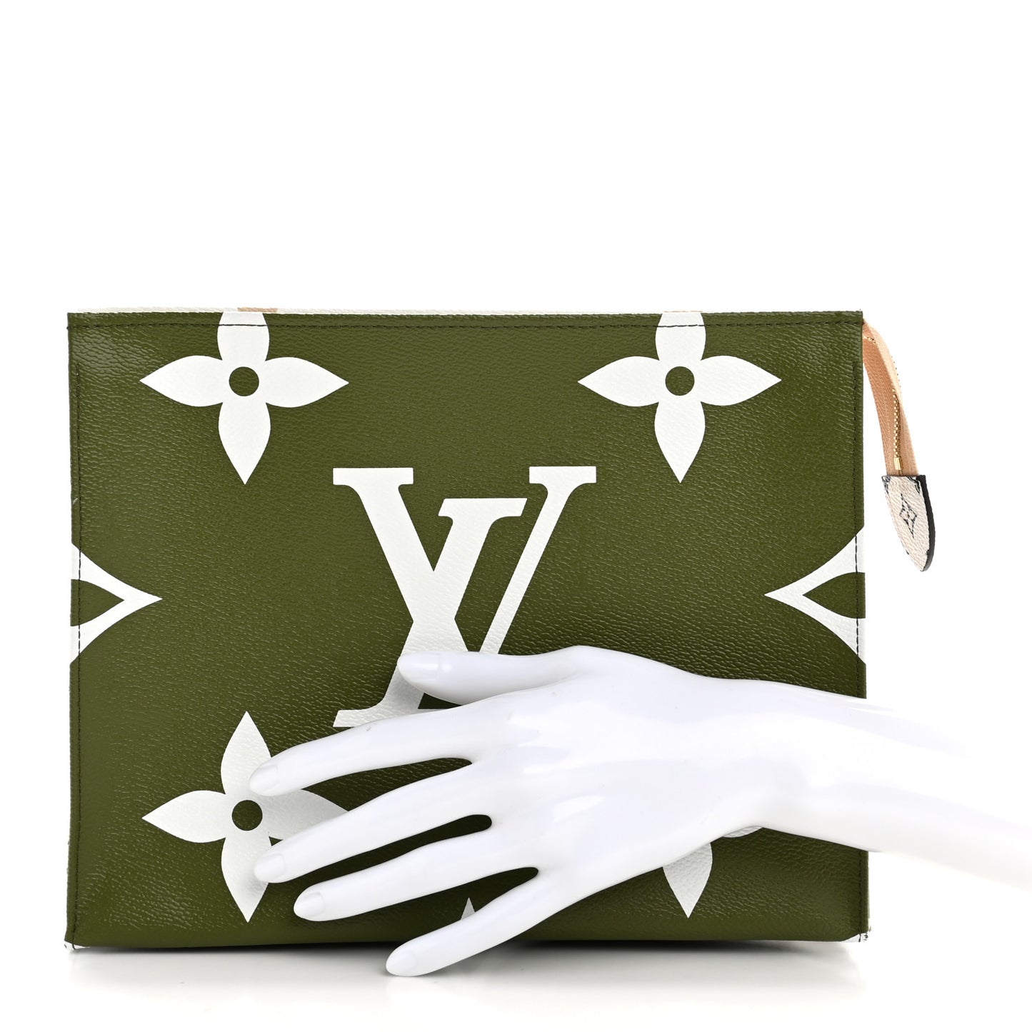 Monogram Giant Toiletry Pouch 26 Kaki