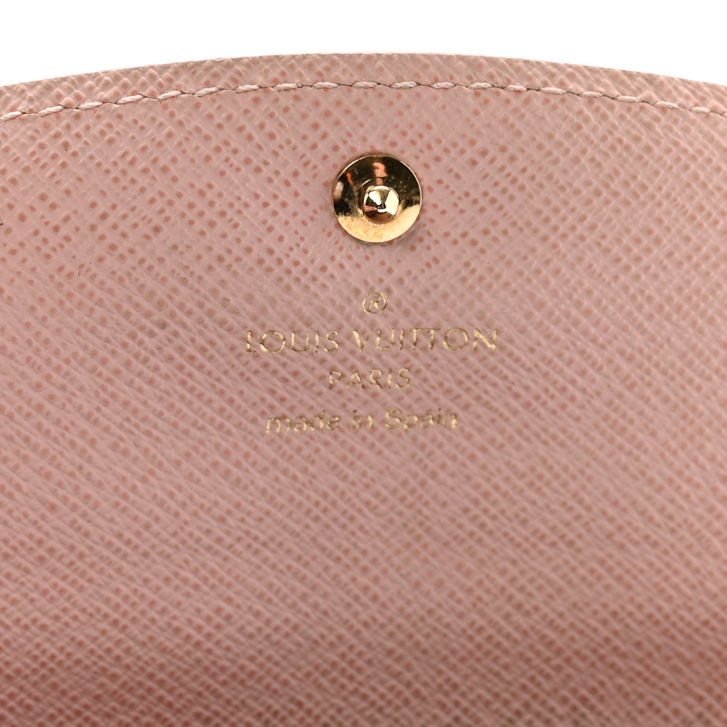 Louis Vuitton Damier Ebene Caissa Wallet Rose Ballerine 6 of 6
