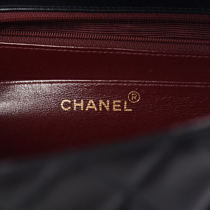 Chanel Lambskin Quilted XL Jumbo Single Flap Black 7 of 12