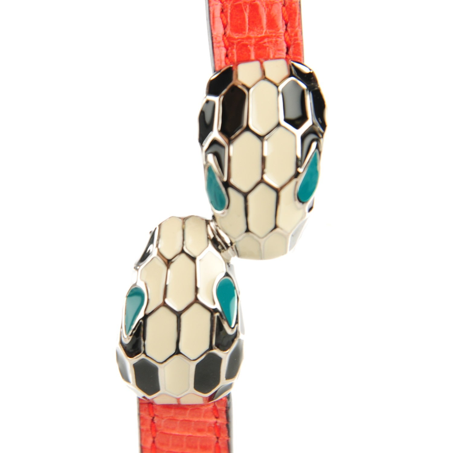 Bulgari Shiny Lizard Serpenti Forever Multi-coiled Bracelet S Scarlet Red 4 of 7